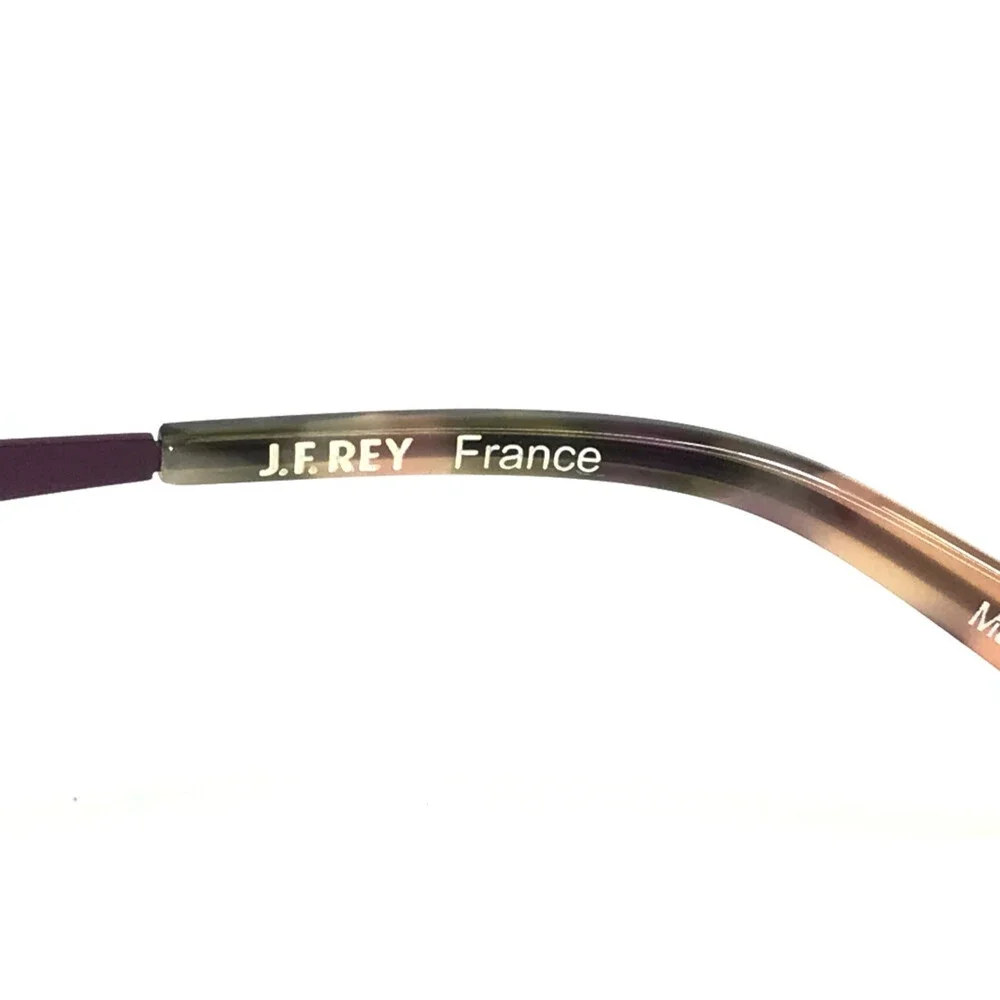 J. F. Rey Petite Eyeglasses Frames PM097 9171 Matte Purple Tortoise 47-20-140